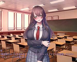 Beautiful Big-Titted Harem Game Babe Yui Plays Wild In Shangri-La Route Part 01