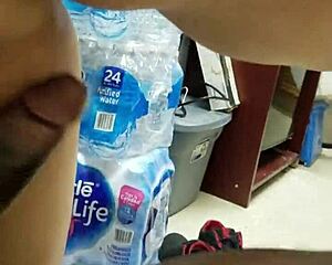 secret office encounter turns into eager oral session