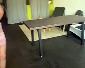 backstage i gave this beautiful teen brunette bambola a sloppy blowjob quick!!