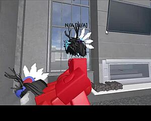 demon just wrecked that succubus slut doggystyle on the sofa with creampie finish