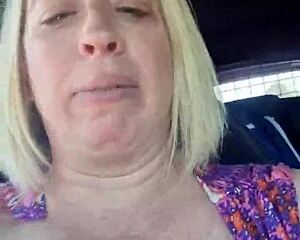 Thrilling rush of flashing my body to passing truck drivers