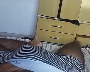 brazilian skinny babe gives jerk off instructions moaning her huge cock fantasies