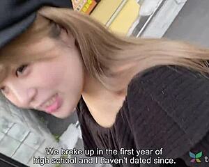 ready for keiko's first time? shop girl stripped and fucked hard in tokyo hotel