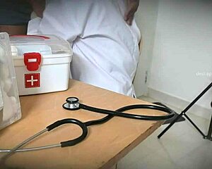 doctor sneaks blowjob on patient cock in clinic secretly shh dont tell!!