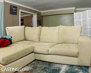 SUBMISSIVE EBONY CASTING SLUT GAGS ON BWC THEN GETS POUNDED HARD!