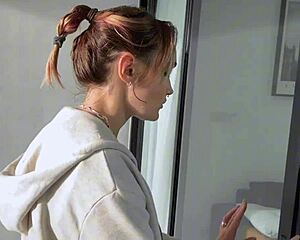 Why Resist Spanking This Cute Blonde Girlfriend's Perfect Ass?