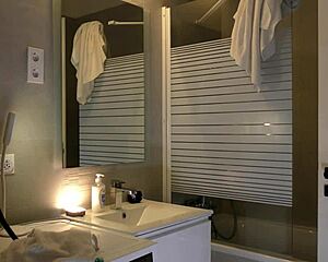 Long Legs College Girl Alicia Plaid Skirt Stockings Bathroom Tease