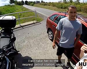 hey biker babe wanna deepthroat my cock outdoors after this ride?