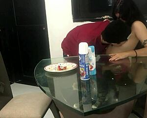 mmm i get so horny sucking strawberry cream cock part 1