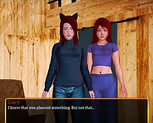 ready for family fun with my big ass brunette milf and teen stepsis?