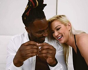 Blonde Destroyed By Giant Black Cock In Wild Porn Game