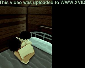 ROBLOX CUTIE BENT OVER BIG COCK IN SHAVED PUSSY ACTION