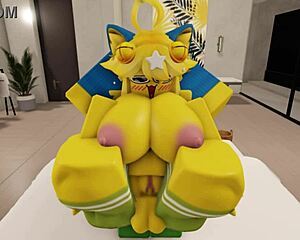 curious furry couple rams big cocks into asses in roblox house