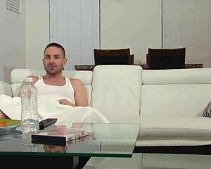 damn fucking this hot 18yo blonde milf in fishnets heels doggystyle deep!