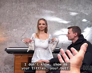 my blonde hottie with big natural tits used her boobs on ethan seeks to spite her boyfriend after hunt4k pickup