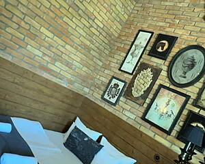 😍 omg this horny housewife teases plumber gets him naked for epic blowjob handjob combo!!