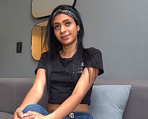 Thick Colombian Model Rides Agent's Big Cock in Debut Hardcore Doggystyle Casting