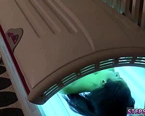 college teen sis blows old guy hardcore till they get caught