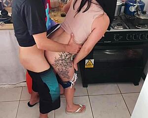 Wife calls neighbor plumber offers pussy payment while husband stays away at home