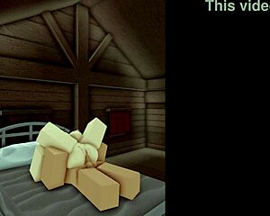 ROBLOX CUTIE BENT OVER BIG COCK IN SHAVED PUSSY ACTION