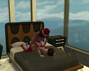 christmas morning gets steamy with some early fun