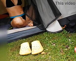 our milf brunette vacation sex tape... feet fetish camping fun!