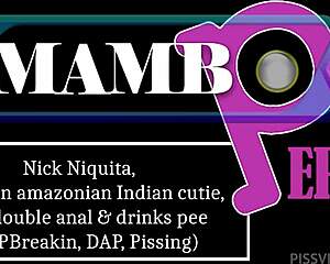 Nick Niquita's first double anal DAP with Brazilian Indian cutie