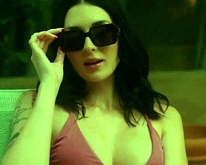 charlotte sins rides cowgirl at lucidflix pool with deep pussy licking and missionary