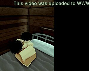 ROBLOX CUTIE BENT OVER BIG COCK IN SHAVED PUSSY ACTION