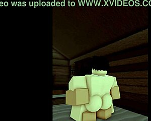 ROBLOX CUTIE BENT OVER BIG COCK IN SHAVED PUSSY ACTION