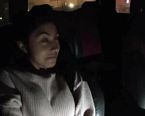 Teen Fuck Doll Bent Over Public Truck for Voyeur Doggy Cumshot POV