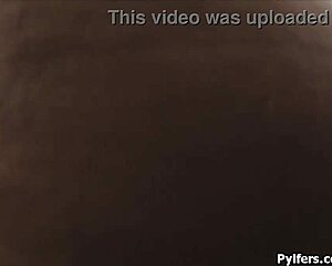 busty brunette shoplifter caught stripping then RIDES mall cop dick