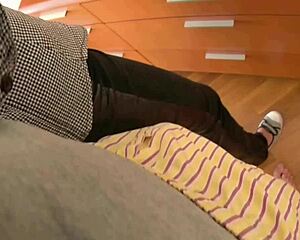 russian milf threesome anal creampie big tits