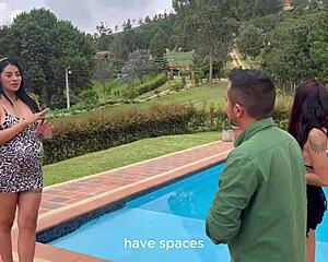 pregnant milf allison sweet fucks client missionary to close sale part 1