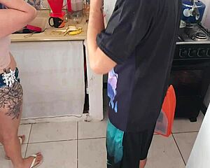 Wife calls neighbor plumber offers pussy payment while husband stays away at home