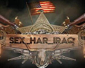 arab hijabi slut shoves huge cock balls-deep up her tight asshole