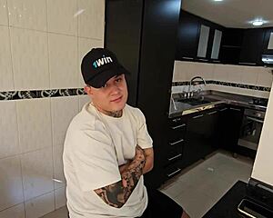 Horny Best Friend's Wife Sucks My Cock Behind His Back