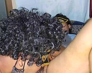 Desi Alisha Bhabhi's Juicy Hairy Pussy Licked by Tongue Close-Up