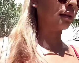 public chase story hunts hot student outdoors 😈