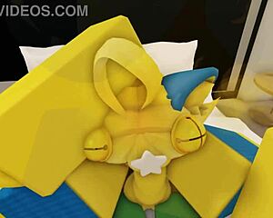 curious furry couple rams big cocks into asses in roblox house