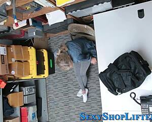 hey naughty petite blonde shoplifter, want this cumshot after getting caught?