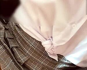 whoa this sexy argentinian fitness model teen spreads legs wide for boss 😍 perfect tits miniskirt lift