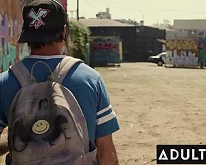 latina vicky chase has her big ass and pussy devoured by bearded biker dude then she hops on for a wild ride