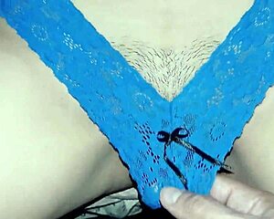 Ever wonder why this horny teen stepsis in sky-blue lingerie seduces you during her taboo massage?