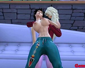 omg hinata and her friends in cap 4 madara plays with videl strip game loser strips then surprise huge cum blast all over her 😱💦