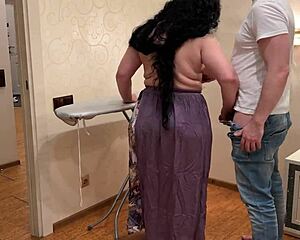 big ass bbw housewife sucks cock then takes fat anal pounding homemade