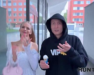 my blonde hottie with big natural tits used her boobs on ethan seeks to spite her boyfriend after hunt4k pickup