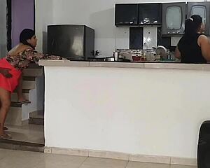 Perverted stepdad fucks hot stepsis right in front of twin sis