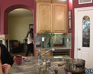 Experienced pornstar dives into teen's wet pussy for fingering fun