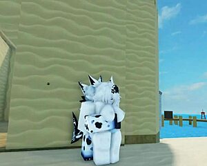 Shark's Furry Beach Sex Goes All Out Wild!